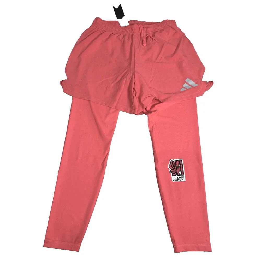 Adidas Tiro 25 Pro Goalkeeper Tights/Shorts Shock Red JH3311 Men's Large NEW